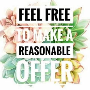 OFFERS ALWAYS WELCOMED !